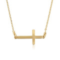 44712 ​​Xuping 18k bijoux nouveau design plaqué or 18 carats en forme de croix catholique collier